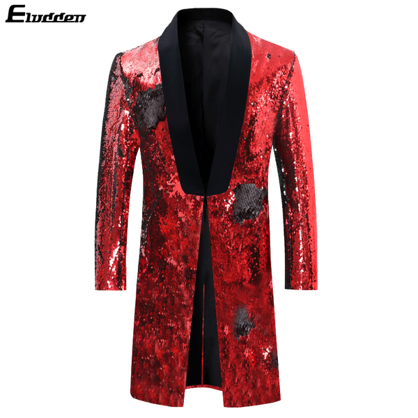 men's slim fit suit jacket shiny sequin party wedding performance blazer, White;black
men's slim fit suit jacket shiny sequin party wedding performance blazer, White;black