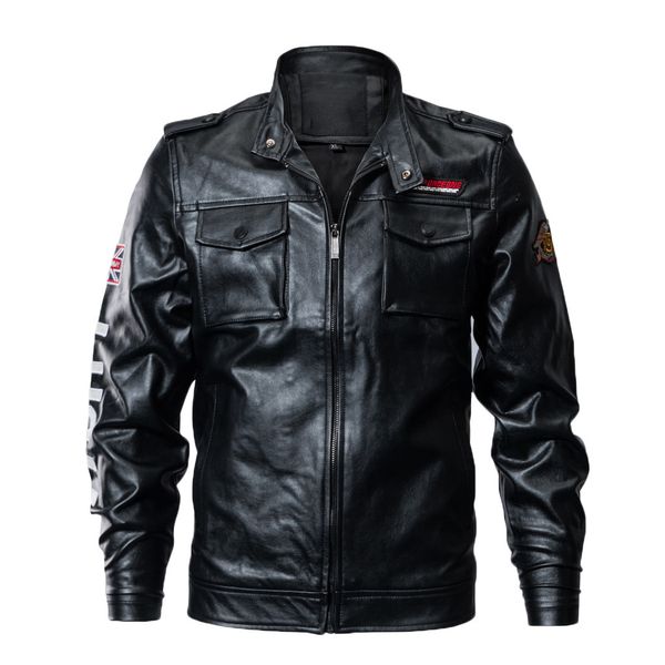 feitong men's winter jackets feathers cojacket autumn winter vintage zipper stand collar solid imitation leather coat#g35, Black;brown
feitong men's winter jackets feathers cojacket autumn winter vintage zipper stand collar solid imitation leather coat#g35, Black;brown