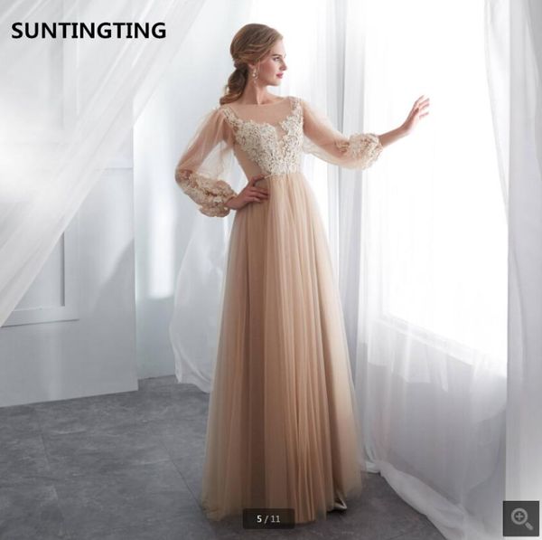 2020 vestido de festa шампанское тюль линия кружева аппликации платье выпускного вечера с длинным рукавом sheer back элегантные платья выпус, White;black
2020 vestido de festa шампанское тюль линия кружева аппликации платье выпускного вечера с длинным рукавом sheer back элегантные платья выпус, White;black