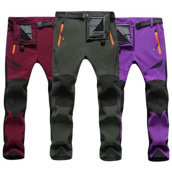 men women's thick warm fleece softshell ski pants winter waterproof hiking pants outdoor sports trekking skiing camping trousers, Black;green
men women's thick warm fleece softshell ski pants winter waterproof hiking pants outdoor sports trekking skiing camping trousers, Black;green