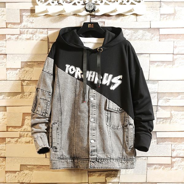 men's jackets 2021 autumn guapai cowboy joint printed hoodie jacket loose-fit teenager men, Black;brown
men's jackets 2021 autumn guapai cowboy joint printed hoodie jacket loose-fit teenager men, Black;brown