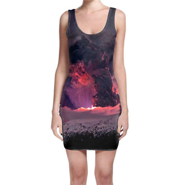 custom made - создайте свой собственный дизайн field explosion 3d сублимационный принт молочный шелк платье, Black;gray 
custom made - создайте свой собственный дизайн field explosion 3d сублимационный принт молочный шелк платье, Black;gray