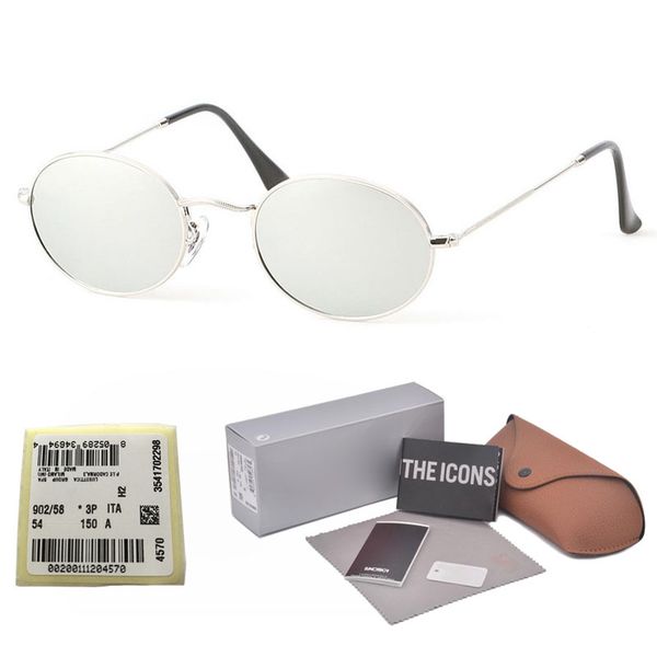Classic Oval Sunglasses Men Women brand designer Alloy Frame Vintage Eyewear Driving Unisex Sun Glasses with cases and label
Classic Oval Sunglasses Men Women brand designer Alloy Frame Vintage Eyewear Driving Unisex Sun Glasses with cases and label