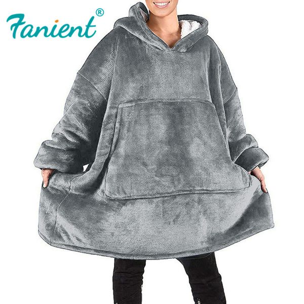 women blanket sweatshirt robe winter hoodies outdoor hooded coats warm comfy bathrobe christmas fleece blanket sudadera mujer, Black
women blanket sweatshirt robe winter hoodies outdoor hooded coats warm comfy bathrobe christmas fleece blanket sudadera mujer, Black