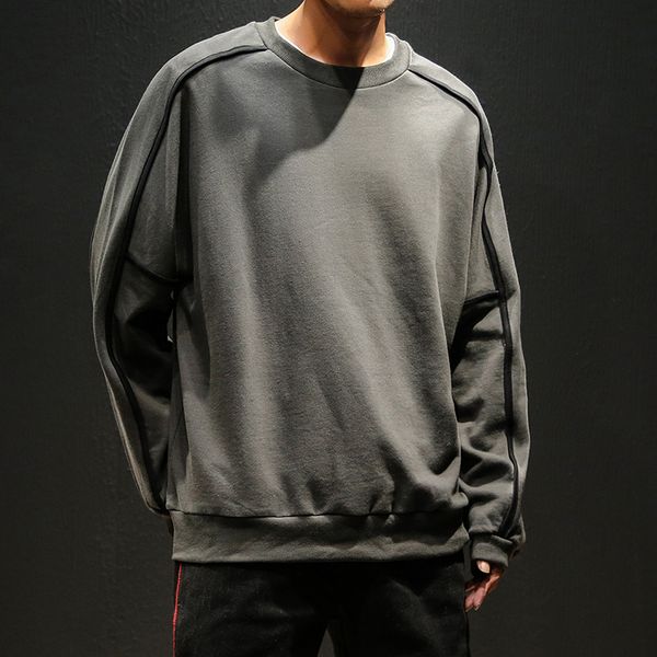 streetwear men's sweatshirts large sizes solid color men's sweatshirts long sleeve pullover, Black
streetwear men's sweatshirts large sizes solid color men's sweatshirts long sleeve pullover, Black