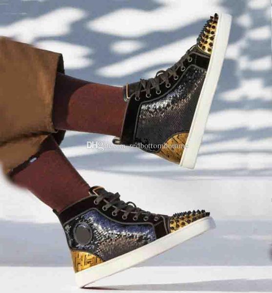 фирменное наименование кружевные мужская обувь черный телячьей лакированной кожи и блестки блестящий high top sneaker louflats обувь кроссов, Black
фирменное наименование кружевные мужская обувь черный телячьей лакированной кожи и блестки блестящий high top sneaker louflats обувь кроссов, Black