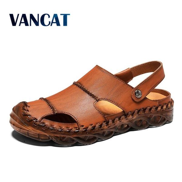2020 new summer sandals men genuine leather classic roman sandals outdoor beach slipper men water trekking flip flops size 38-46, Black
2020 new summer sandals men genuine leather classic roman sandals outdoor beach slipper men water trekking flip flops size 38-46, Black