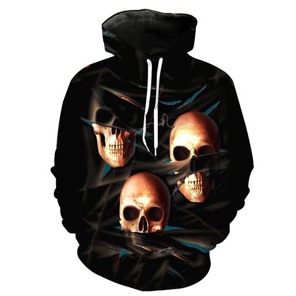 european and american foreign trade skulls printed hooded pocket pullover men's tide hooded men's vests sweatshirts men, Black
european and american foreign trade skulls printed hooded pocket pullover men's tide hooded men's vests sweatshirts men, Black