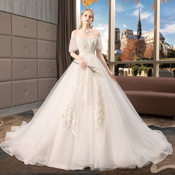 new bride towed princess dream big size fat mm fatter to increase pregnant belly, White
new bride towed princess dream big size fat mm fatter to increase pregnant belly, White