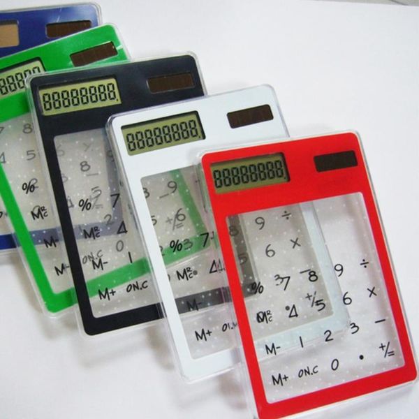 new lcd 8 digit touch screen ultra slim transparent solar calculatorstationery clear scientific calculator student school office
new lcd 8 digit touch screen ultra slim transparent solar calculatorstationery clear scientific calculator student school office
