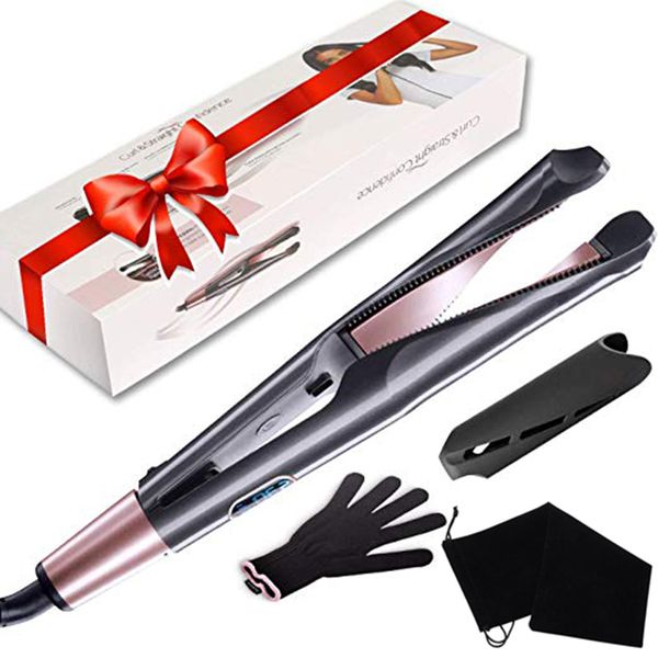 flat iron hair straightener twist straightening curling iron 2-in-1 hair curler beach wave curling iron wand five temperatures
flat iron hair straightener twist straightening curling iron 2-in-1 hair curler beach wave curling iron wand five temperatures