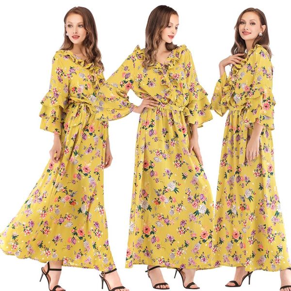 autumn women boho maxi dress abaya floral print long dresses long sleeve cocktail party fashion kaftan vintage ladies clothing, Red
autumn women boho maxi dress abaya floral print long dresses long sleeve cocktail party fashion kaftan vintage ladies clothing, Red