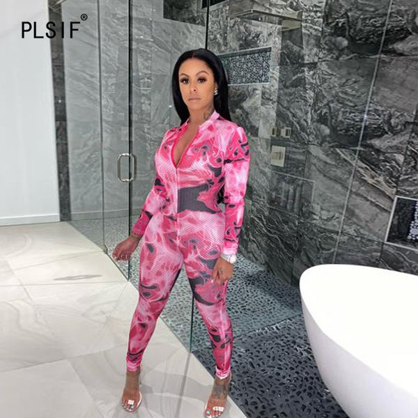 women's jumpsuits & rompers tie dye print lady long sleeve skinny overall beach style tight sports, Black;white
women's jumpsuits & rompers tie dye print lady long sleeve skinny overall beach style tight sports, Black;white