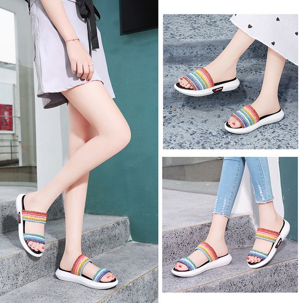 2020 rainbow bright pink women's sandals summer outdoor leisure shoes girl beautiful party date versatile home 36-40
2020 rainbow bright pink women's sandals summer outdoor leisure shoes girl beautiful party date versatile home 36-40