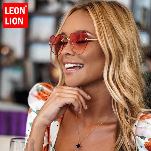 leonlion heart sunglasses women rimless sunglasses women candy-colored pink gradient sun glasses okulary vintage oculos feminino, White;black
leonlion heart sunglasses women rimless sunglasses women candy-colored pink gradient sun glasses okulary vintage oculos feminino, White;black