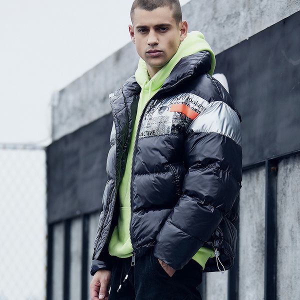 2019 men winter jacket coats quality cotton padded hooded wadded thick warm outerwear casual male parkas,eu/us size:l-xxl, Black
2019 men winter jacket coats quality cotton padded hooded wadded thick warm outerwear casual male parkas,eu/us size:l-xxl, Black