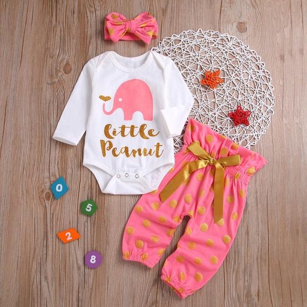 малыш дети baby girl elephant письмо версия для печати ползунки tops dot брюки диапазона волос набор для новорожденных infant kid одежда наб, White
малыш дети baby girl elephant письмо версия для печати ползунки tops dot брюки диапазона волос набор для новорожденных infant kid одежда наб, White