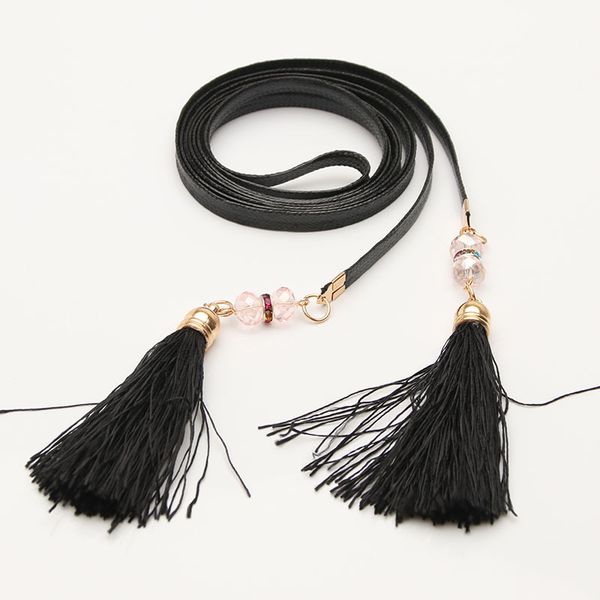 new lace belt pure handmade women's tassel waist rope decoration dress curtains tied rope streamer female thin waist chain, Black;brown
new lace belt pure handmade women's tassel waist rope decoration dress curtains tied rope streamer female thin waist chain, Black;brown