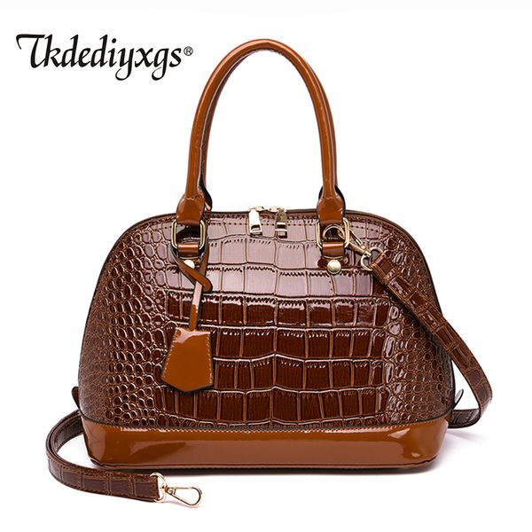 women shell bags leather handbags alligator tote bags patchwork women handbag large capacity shoulder bag
women shell bags leather handbags alligator tote bags patchwork women handbag large capacity shoulder bag