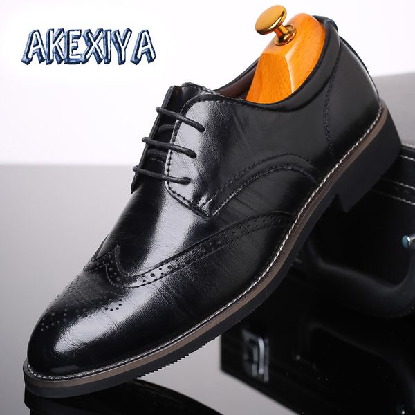 handmade business dress men shoes fashion men pointed oxfords shoes gentleman style male brock shoe non-slip male leather shoe, Black
handmade business dress men shoes fashion men pointed oxfords shoes gentleman style male brock shoe non-slip male leather shoe, Black
