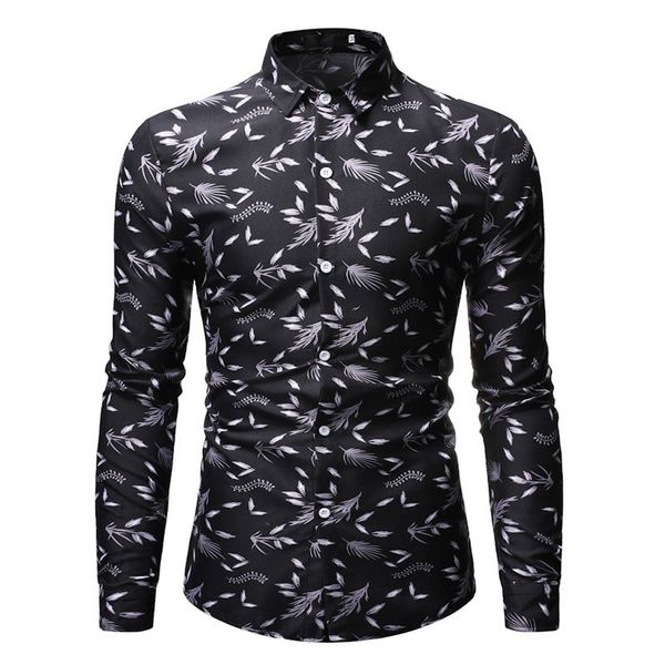 men's shirts blusa masculina hawaiian style shirt men streetwear leisure printing long-sleeved blouse camisa social masculina, White;black
men's shirts blusa masculina hawaiian style shirt men streetwear leisure printing long-sleeved blouse camisa social masculina, White;black