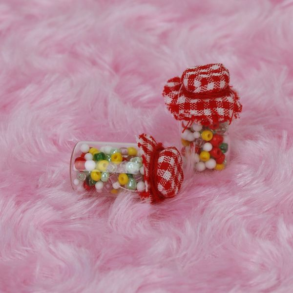 1/12 pairs of dollhouse miniature glass bottle biscuit pot pastel sweet
1/12 pairs of dollhouse miniature glass bottle biscuit pot pastel sweet