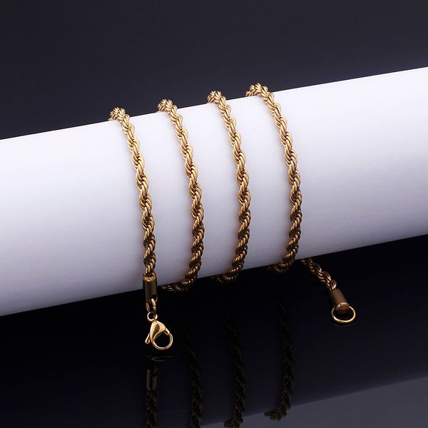 5pcs lot wholesale gold singapore rope chain necklace stainless steel jewelry 4mm 22'' high quality, Silver
5pcs lot wholesale gold singapore rope chain necklace stainless steel jewelry 4mm 22'' high quality, Silver