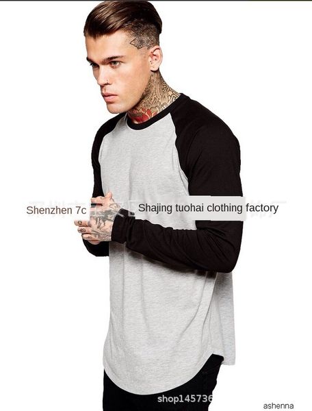mens designer t shirt spell color long sleeve t shirtj8x4, White;black
mens designer t shirt spell color long sleeve t shirtj8x4, White;black