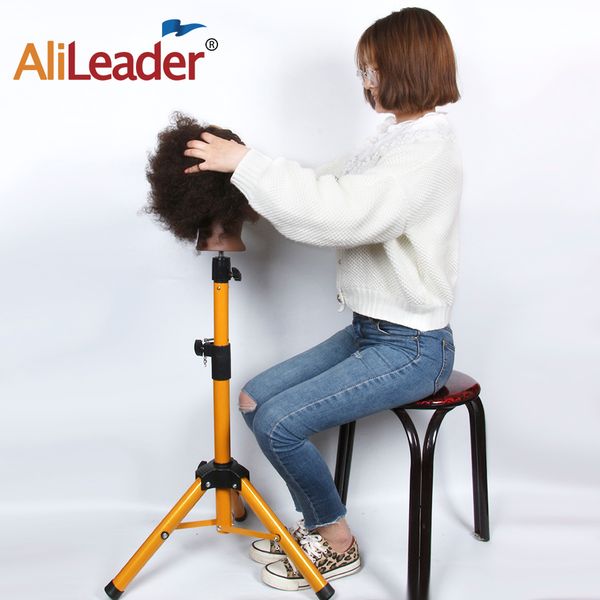 alileader adjustable salon mannequin head tripod wig stand wig block head stand holder human hair tools 115cm gold color
alileader adjustable salon mannequin head tripod wig stand wig block head stand holder human hair tools 115cm gold color