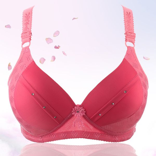 new spring and summer thin without rims cotton bra gathered breathable cotton fat small chest middle-aged lingerie bra, Red;black
new spring and summer thin without rims cotton bra gathered breathable cotton fat small chest middle-aged lingerie bra, Red;black