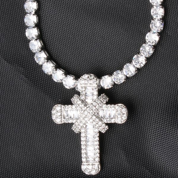 customized 16/18/20/24 inch tennis chain hip hop cross pendant necklace ice out men women fashion jewelry, Silver
customized 16/18/20/24 inch tennis chain hip hop cross pendant necklace ice out men women fashion jewelry, Silver