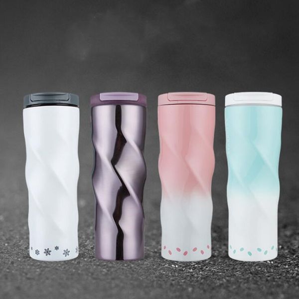 stainless steel twist cup gradient color drinking tumbler 17oz tumblers vacuum insulated coffee mug with sealing lid lxl966q
stainless steel twist cup gradient color drinking tumbler 17oz tumblers vacuum insulated coffee mug with sealing lid lxl966q