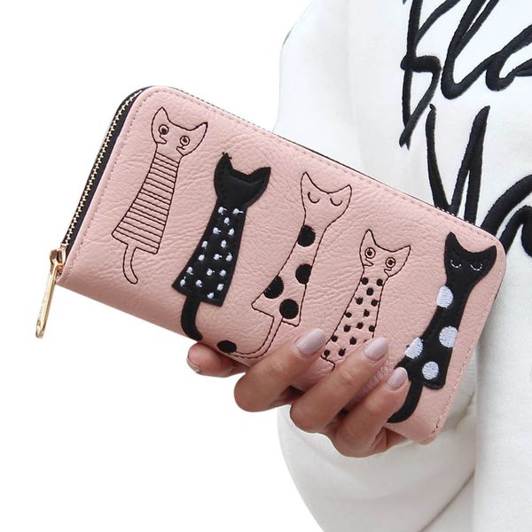 luxury wallet student wallet cartoon cat cute lady zip card pocket purse clutch pu fashion handbag coin purse, Red;black
luxury wallet student wallet cartoon cat cute lady zip card pocket purse clutch pu fashion handbag coin purse, Red;black