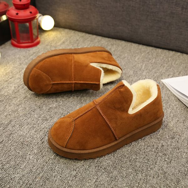 2019 winter new winter shoes warm plus velvet snow boots wild female short tube short boots flat cotton shoes, Black
2019 winter new winter shoes warm plus velvet snow boots wild female short tube short boots flat cotton shoes, Black