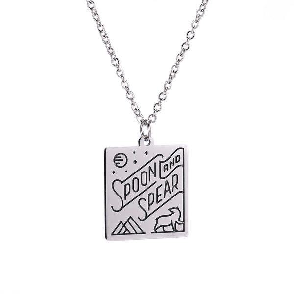 skyrim stainless steel gold rectangle pendant necklace spoon and spear cactus choker chain necklaces jewelry gift for women men, Silver
skyrim stainless steel gold rectangle pendant necklace spoon and spear cactus choker chain necklaces jewelry gift for women men, Silver