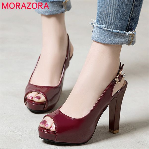 morazora 2019 new arrival woman fashion pumps fish mouth square heels comfortable woman party shoes simple woman dress shoes, Black
morazora 2019 new arrival woman fashion pumps fish mouth square heels comfortable woman party shoes simple woman dress shoes, Black