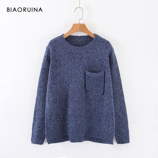 biaoruina 4 color women's fashion loose solid knitted sweater o-neck female casual keep warm pullover basic sweaters, White;black
biaoruina 4 color women's fashion loose solid knitted sweater o-neck female casual keep warm pullover basic sweaters, White;black