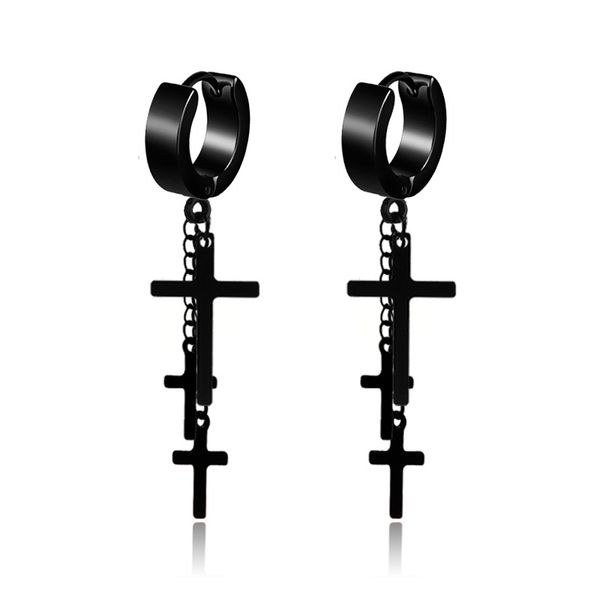 punk statement bijoux 316l stainless steel stackable cross prevent allergy stud rearrings for women pendientes oorbellen brincos, Golden;silver
punk statement bijoux 316l stainless steel stackable cross prevent allergy stud rearrings for women pendientes oorbellen brincos, Golden;silver