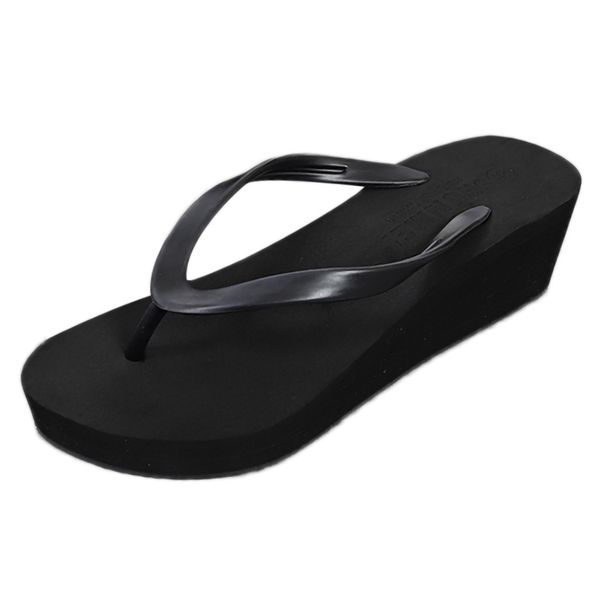 sagace simple women girls wedges versatile solid color beach med-heel anti-skid flip flops slip on casual outdoor beach slippers, Black
sagace simple women girls wedges versatile solid color beach med-heel anti-skid flip flops slip on casual outdoor beach slippers, Black