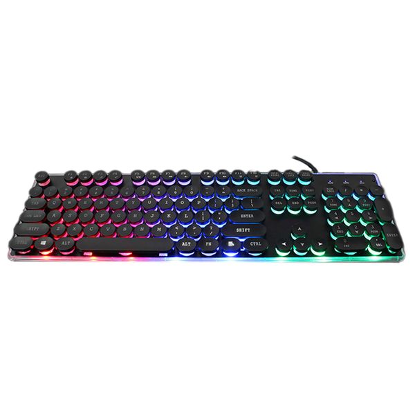 104 key computer gaming keyboard проводные usb красочная подсветка эффект ретро punk cap стильный
104 key computer gaming keyboard проводные usb красочная подсветка эффект ретро punk cap стильный