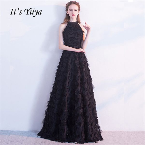 it's yiiya evening dress black halter collar sleeveless elegant a-line dinner party frocks dress floor length ys007, White;black
it's yiiya evening dress black halter collar sleeveless elegant a-line dinner party frocks dress floor length ys007, White;black