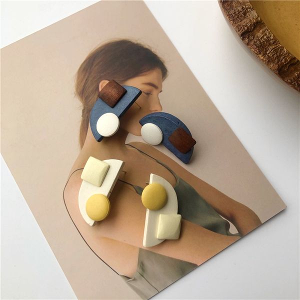 2020 korean fashion big wooden drop earrings for women unique design wood large geometric earrings trendy wood statement jewelry, Silver
2020 korean fashion big wooden drop earrings for women unique design wood large geometric earrings trendy wood statement jewelry, Silver
