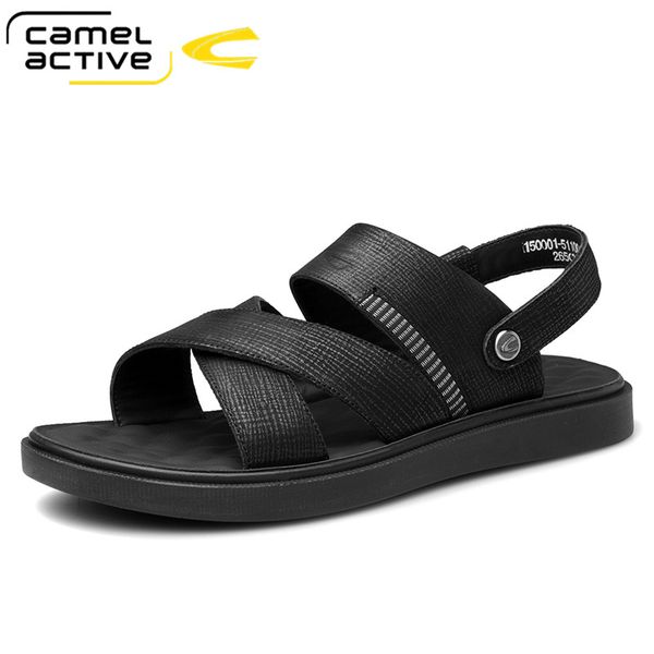 camel active new business casual men's sandals comfortable genuine leather shoes soft elastic textured cowhide men sandals, Black
camel active new business casual men's sandals comfortable genuine leather shoes soft elastic textured cowhide men sandals, Black
