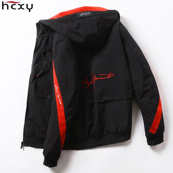 hcxy 2019 spring autumn men's casual jackets and coats men hooded jackets male coat letters embroidery big pockets waterproof, Black;brown
hcxy 2019 spring autumn men's casual jackets and coats men hooded jackets male coat letters embroidery big pockets waterproof, Black;brown