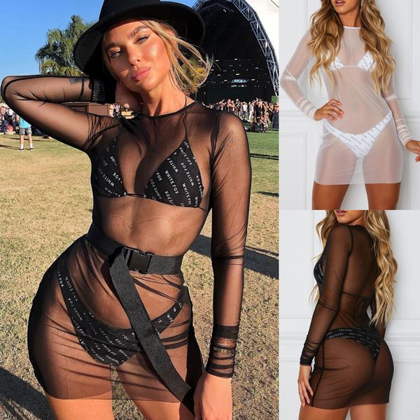 women' ladies see-through mesh sheer bikini cover up bathing suit lace crochet swimwear beach dress, Blue;gray
women' ladies see-through mesh sheer bikini cover up bathing suit lace crochet swimwear beach dress, Blue;gray