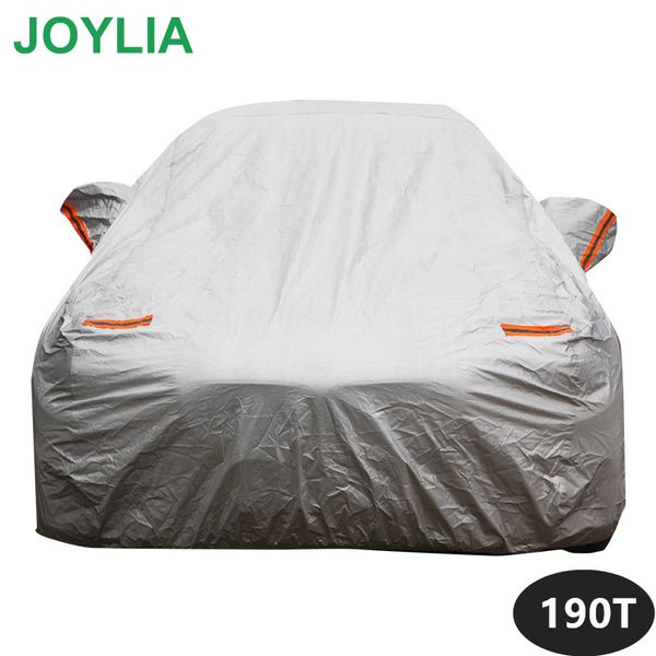 190t silver-coated vehicle car cover with waterproof, sunshade and snow-proof reflector and warning strip car cover
190t silver-coated vehicle car cover with waterproof, sunshade and snow-proof reflector and warning strip car cover