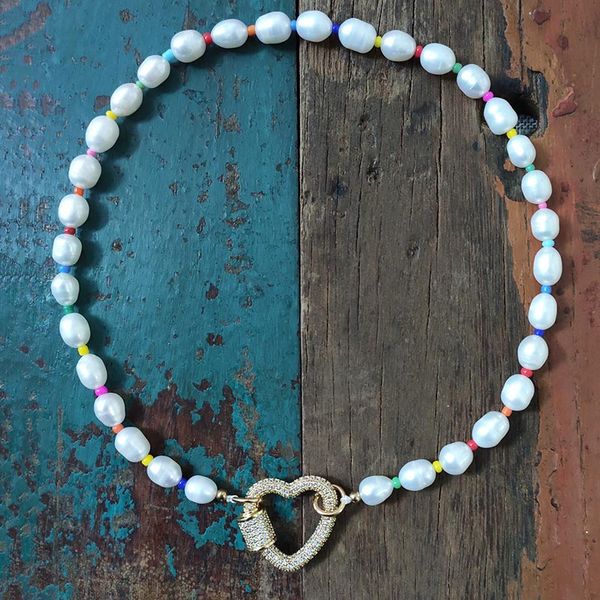 bohemian summer genuine pearl beaded choker necklace women fashion statement heart geometric pendant necklaces custom jewelry, Golden;silver
bohemian summer genuine pearl beaded choker necklace women fashion statement heart geometric pendant necklaces custom jewelry, Golden;silver