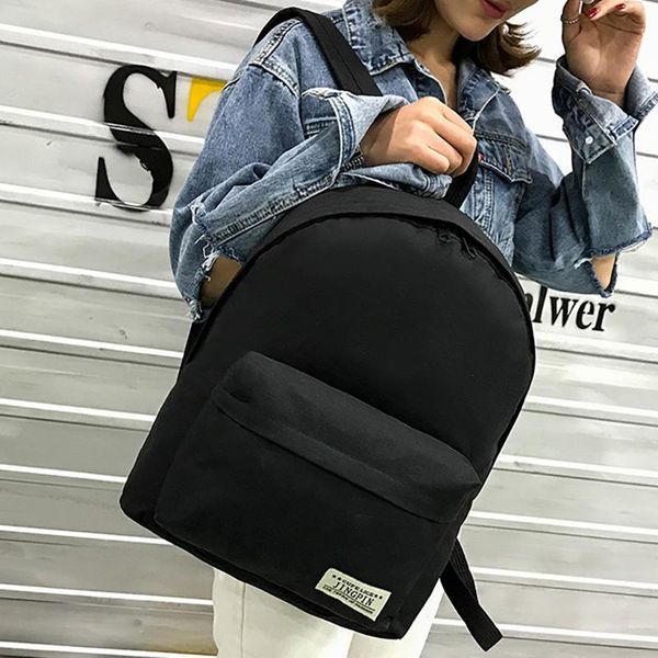 2020 new korean high school student schoolbag female black canvas backpack for girls back bag bolsas mochilas femininas #t1g
2020 new korean high school student schoolbag female black canvas backpack for girls back bag bolsas mochilas femininas #t1g