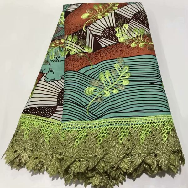 african ankara wax laces white wax fabric african wax lace fabric 6 yards per lot ts699976799638, Black;white