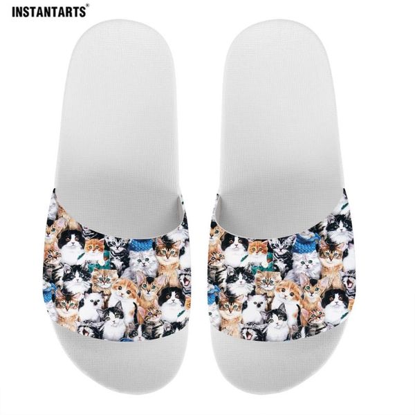 instantarts summer women slippers cartoon cat pattern indoor bathroom soft slides flip flops for couples cute women's sandals, Black
instantarts summer women slippers cartoon cat pattern indoor bathroom soft slides flip flops for couples cute women's sandals, Black